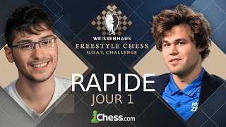 Alireza au Freestyle Chess GOAT Challenge 2024 | Tournoi Rapide | Jour 1