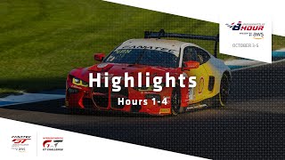 Highlights Hours 1-4 | Indianapolis 8 Hour | IGTC + Fanatec GT America 2024