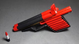 | DIY | How to make a paper 'PANTHER GUN' that shoots paper bullets-Toy Weapon- By Dr. Origami