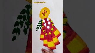 Gudi Padwa special rangoli #youtubeshorts #shorts #rangoli #gudipadwa