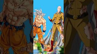 Goku 🆚 Saitama #goku #onepunchman #anime #shorts #short