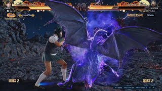 TEKKEN 8 - Xiaoyu takes down Kazuya for making Jin cry.