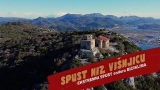 Ekstremni spust / Biciklom niz Višnjicu (244mnv) / MTB Trail Ploče (hrvatski titlovi)