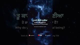 ਤੂ ਕਾਹੇ ਡੋਲਹਿ ਪ੍ਰਾਣੀਆ ਤੁਧੁ ਰਾਖੈਗਾ ਸਿਰਜਣਹਾਰੁ ॥ #shabadgurbani #shabadkirtan #gurbani #gurbanishorts