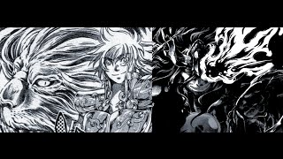 Regulus de Leo vs Balor del Ojo Maligno (Lost Canvas Gaiden)