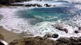 Ocean waves in Northern California