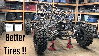 Putting Better Tires on the Mini 4X4 Rock Crawler Build - Part 11