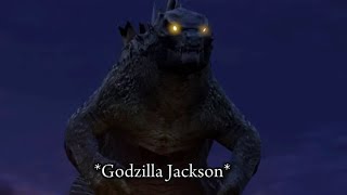 Upgraded Titan TV Man vs Godzilla (reversed) + Godzilla Jackson