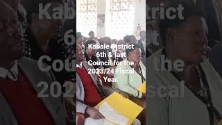 ON GOING; The 6th & final district council for the 2023/24 Fiscal Year. #kabale