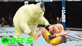 💥 UFC5 Bruce Lee vs. Polar Bear UFC 5 - Super Fight 💥