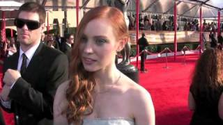 "True Blood" cast members on the red carpet at the 2010 SAG Awards