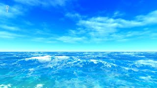 Ocean Waves Meditation 30 Minutes Sleep Music on Open Sea 🌊