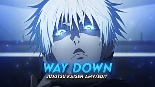 Way Down We Go I Gojo Jujutsu Kaisen [AMV/Edit] @6ft3 Remake !