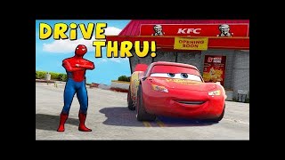 Super Herois | Desenho Homem Aranha | Spider-Man | Jogo De Carros Carro Do Mcqueen Infantil