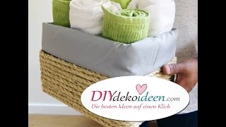 Tolle Aufbewahrungsbox zum Selbermachen! DIYdekoideen.com