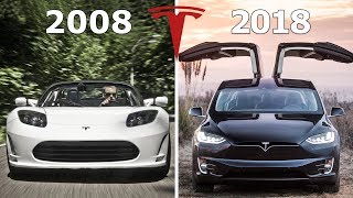 Tesla Evolution: 2008 - 2018