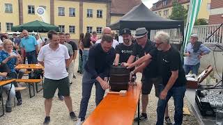 Brauverein Schwabach - Bürgerfest Schwabach 2023 - Fass Anstich OB Reiss