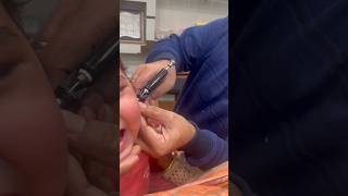 Aisa Lagega Jaise Chiti Kat Ri Hai | Ear Piercing Of 2.5 Year Old Girl #shorts