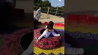 Yuyu and Yassi Abdaly Farm Slide