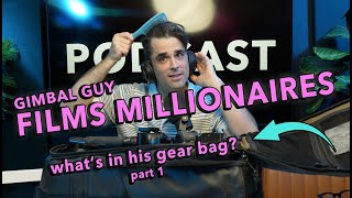 This Guy Films Millionaires - What's in Shawn Maguire's CAMERA BAG?  PART 1