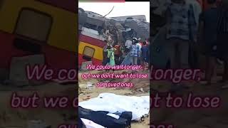 Recent Train Accident:  Preventive Action Needed #humanity #indianrailways #shorts