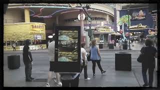 Mobile Billboard backpacks in vegas