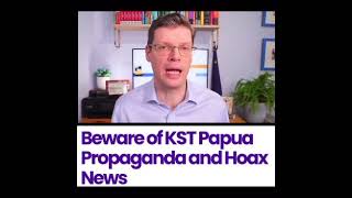 Papuan Separatist Terrorists (KSTP) sow slander and hoaxes to harm fellow indigenous Papuans