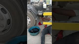 Isuzu FS Oil Changing  In Saudi Arabia