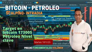 📈BITCOIN y PETROLEO📈 Bitcoin llega a los 17300 ¿AHORA QUE?