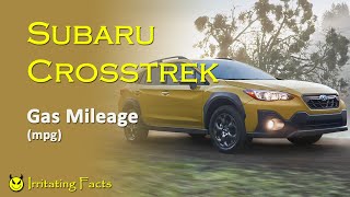 2021 Subaru Crosstrek gas mileage (mpg)