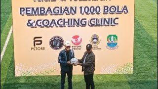 Pembagian 1000 Bola & Coaching Clinic Oleh Bekasi City FC & Askot Kota Bekasi