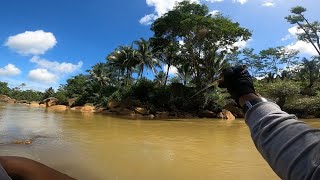 Santai, Mancing Genggehek Di Sungai Cikarang Kec. Ciracap.