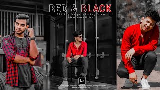 Red And Black Effect Colour Grading Lightroom | Black And Red Photo Editing Lightroom | Lr 2024 Edit