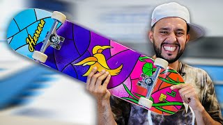 GLO BREAKS IN A NEW COMPLETE SKATEBOARD!