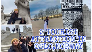 2 TOURIST ATTRACTION IN OSLO NORWAY | Vigeland Park |Akershus Fortress | Travel Vlog