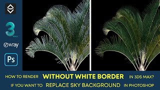 How To Render Without White Or Blue Border Of Final Renders Images In 3Ds Max & V Ray Renderer