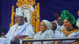 OONI OF IFE AND HIS AMAZING QUEENS RECEIVE SEVERAL OMO ODUDUWA WORLDWIDE AT OLOJO 2024