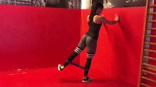 Mini band standing hip abduction