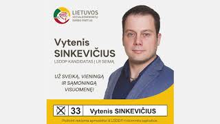 Vytenis SINKEVIČIUS I politinė reklama I RINKIMAI Į SEIMĄ 2020