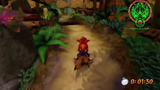 Crash Bandicoot N. Sane Trilogy - ''Hog Wild'' Platinum Relic (My Run) PS4