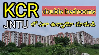 kcr double bedrooms jntu hyderabad ||  Telangana Double Bedrooms Hyderabad