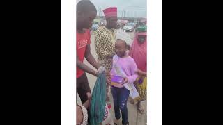 8-Year-Old LMDN WORLD 2021 Crowned Queen NNENNA-MIRACLE ABEL KALU Feeds 200 Street Children In Lagos