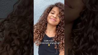 Wow the result is INCREDIBLE!!! 😱 #curlyhair  #curlyhairstyles #curlycut  #shorts