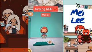 Toca Boca TURNING RED Tiktok Compilation 💋 Toca Life World | Tocaboca