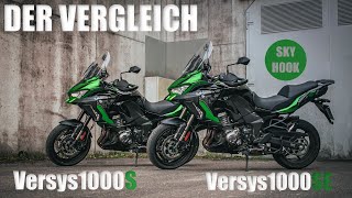 Wie funktioniert ein Skyhook-Fahrwerk? | Kawasaki Versys1000SE VS. S