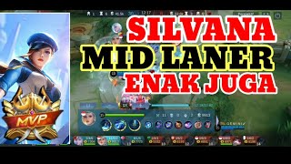 LONCATAN SILVANA MIDLANER#mlbb #solorankpush