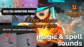 Unreal Engine free assets January 2023