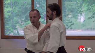 Koshi nage session with Stéphane Goffin and Tadeu Marinho on Hungary seminar in 2015.