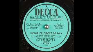 Elton Hayes Riddle De Diddle De Day Robin Hood Restored & Remastered