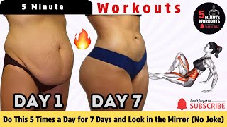 Do This 5 Times a Day for 7 Days and Look in the Mirror (No Joke) By 5 Minute Workouts